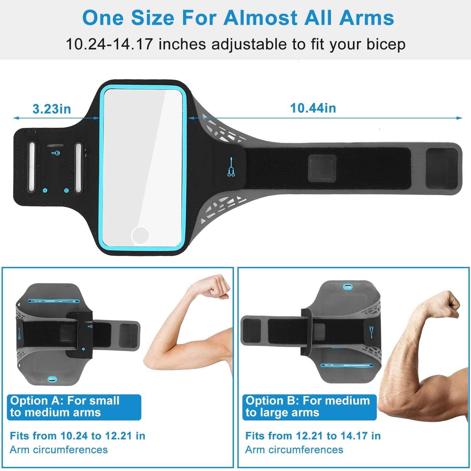 Phone Armband Case Sweat Resistant Mobile Accessories - DailySale