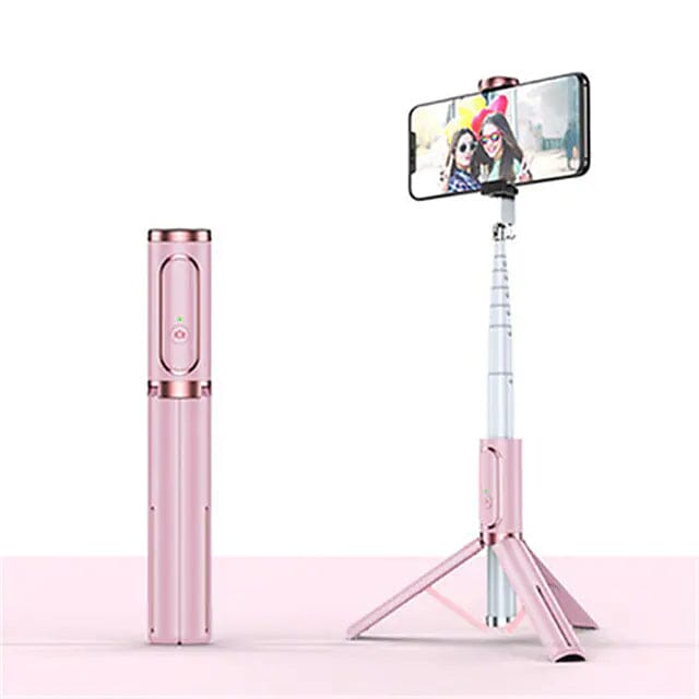 Phone Holder Tripod Adjustable Stand Mount Mobile Accessories Pink - DailySale