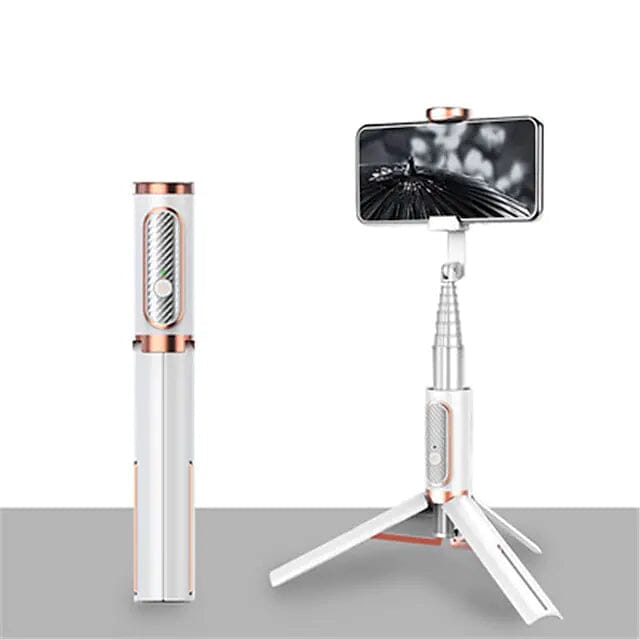Phone Holder Tripod Adjustable Stand Mount Mobile Accessories White - DailySale