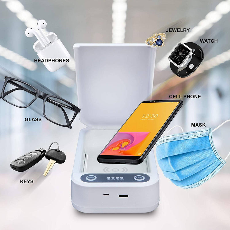 Phone Sanitizer Uv Portable Smart Phone Sterilizer UV-C Face Masks & PPE - DailySale