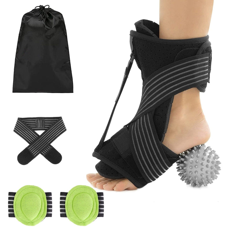 Plantar Fasciitis Night Splint Adjustable Foot Orthotic Brace Wellness - DailySale