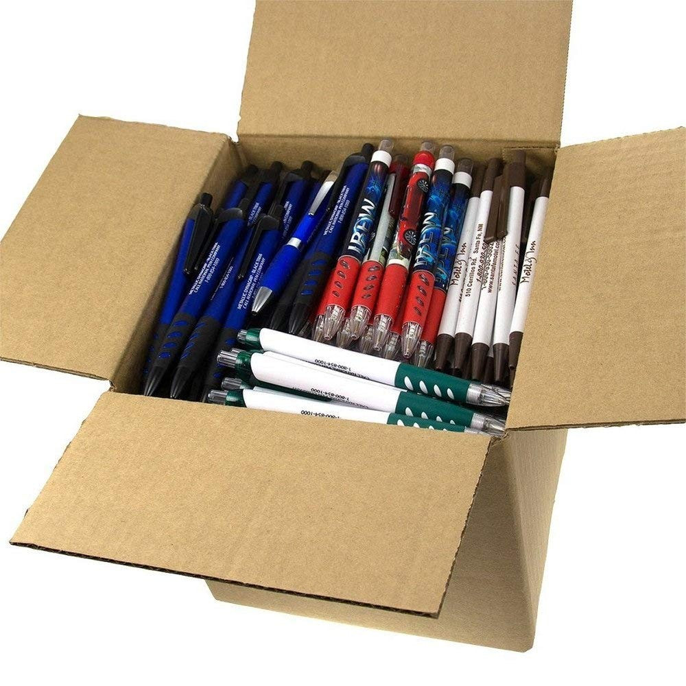 Plastic Retractable Ballpoint Ink Pens Misprint Art & Craft Supplies - DailySale