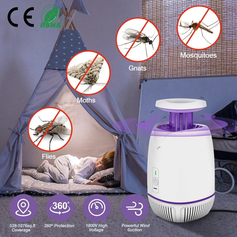 Plug-in Mosquito Zapper Max 10 with 3 Modes Pest Control - DailySale