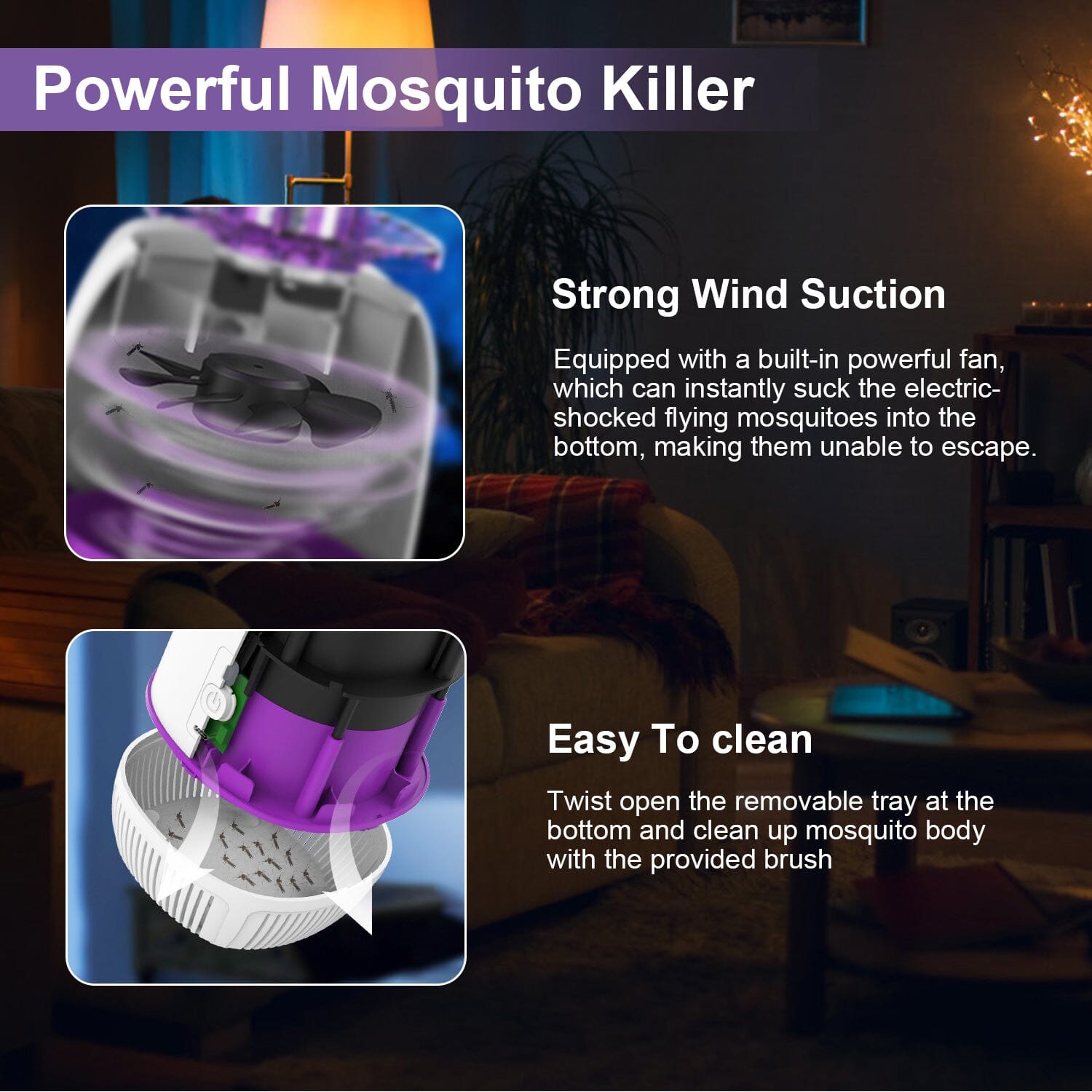 Plug-in Mosquito Zapper Max 10 with 3 Modes Pest Control - DailySale