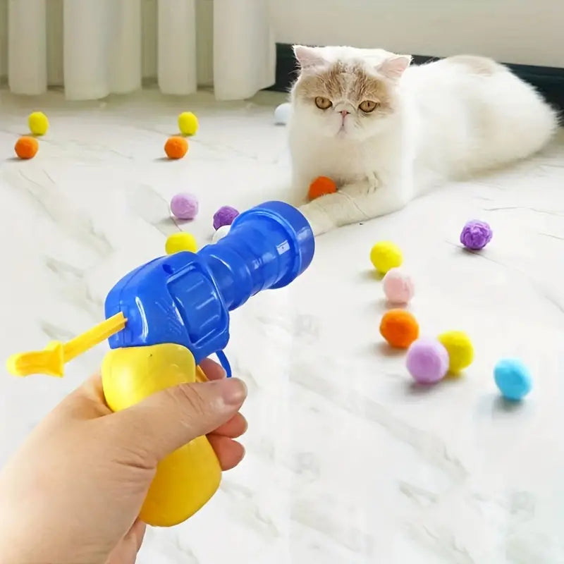 Plush Ball Shooting Gun Pet Supplies - DailySale