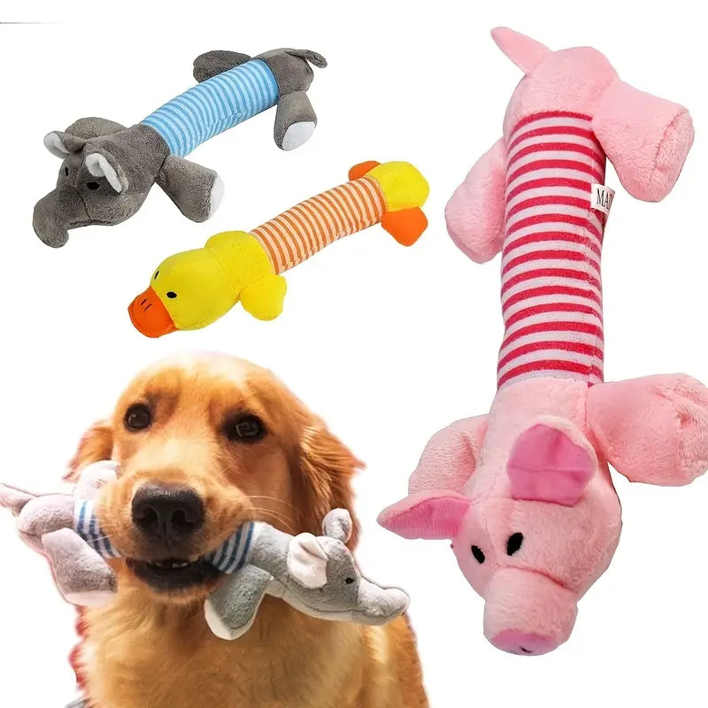 Plush Dog Toys Squeak Chew Sound Toy Pet Supplies - DailySale