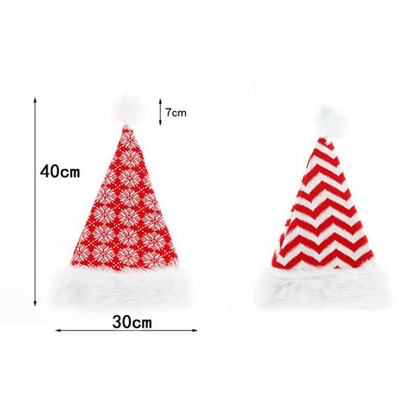 Plush Knitted Christmas Hat Holiday Decor & Apparel - DailySale