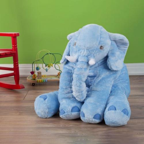 Plush Stuffed Elephant Soft Cuddle Pillow Toys & Games Blue - DailySale