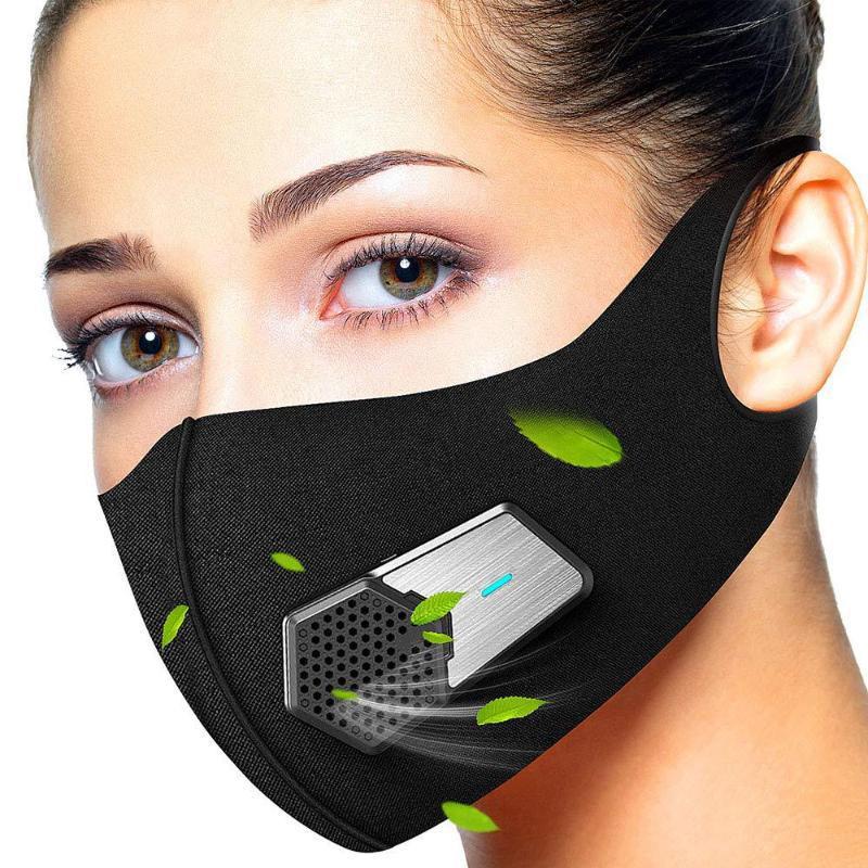 PM2.5 Dustproof Smart Electric Fan Breathable Mask Face Masks & PPE - DailySale