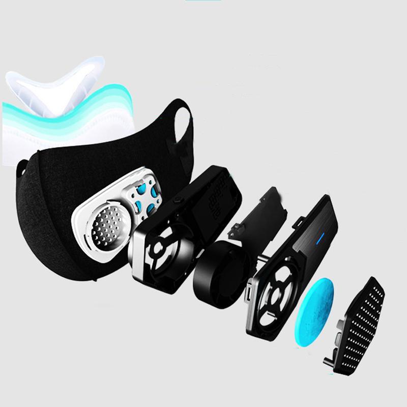 PM2.5 Dustproof Smart Electric Fan Breathable Mask Face Masks & PPE - DailySale