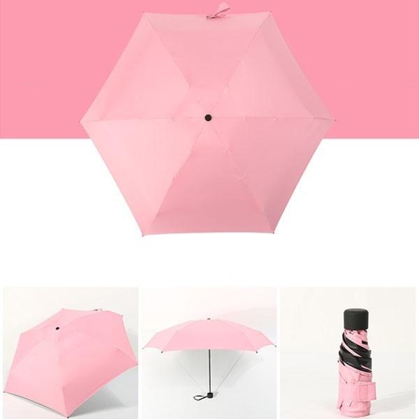 Pocket Folding Umbrella Sports & Outdoors Pink - DailySale
