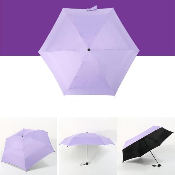 Pocket Folding Umbrella Sports & Outdoors Purple - DailySale