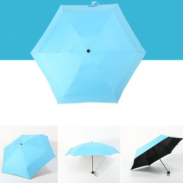 Pocket Folding Umbrella Sports & Outdoors Sky Blue - DailySale