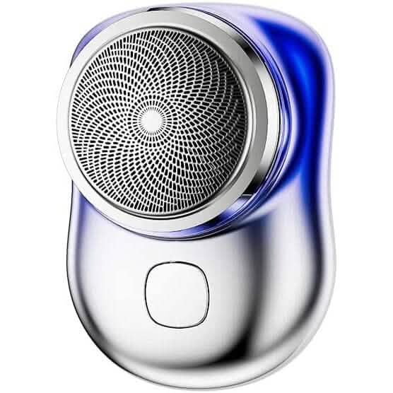 Pocket Size Portable Shaver Wet and Dry Mens Razor USB Rechargeable Shaver Men's Grooming Blue - DailySale
