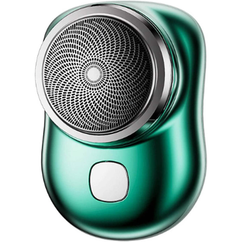 Pocket Size Portable Shaver Wet and Dry Mens Razor USB Rechargeable Shaver Men's Grooming Green - DailySale