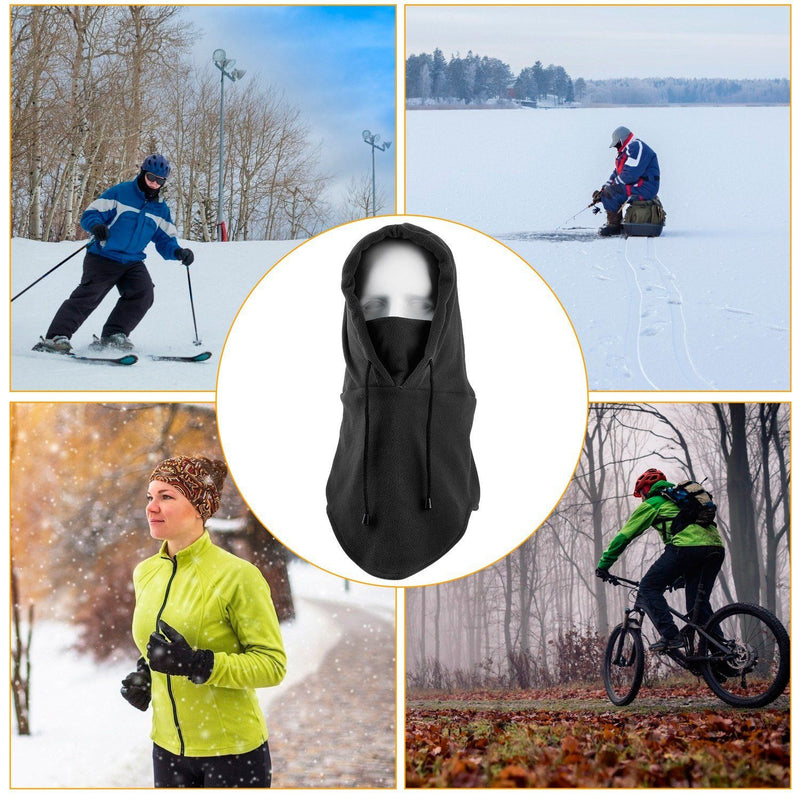 Polar Fleece Ski Mask Winter Thermal Balaclava Hat Women's Accessories - DailySale