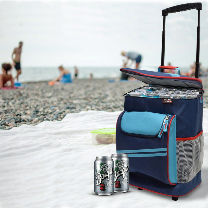 Polar Pack 40 Can Cooler w/ Wheels Sports & Outdoors - DailySale