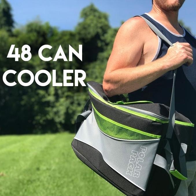 Polar Pack Extra Large 48 Can Insulated Collapsible Cooler Bag - Assorted Colors Sports & Outdoors - DailySale