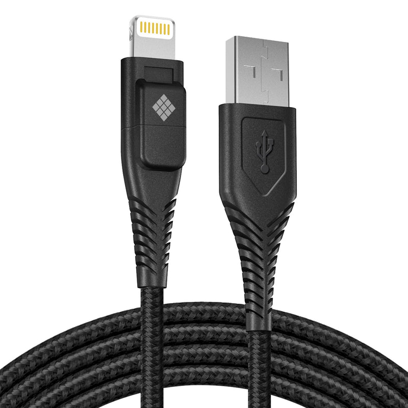Polaroid Apple MFi Certified 5 Ft. Lightning Cable Mobile Accessories Black - DailySale