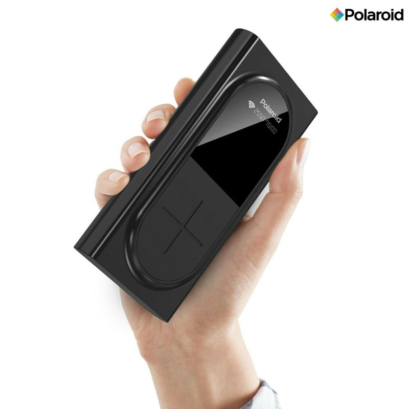 Polaroid Portable Wireless Power Bank - 10000mAh, USB Charging, Digital Display Mobile Accessories - DailySale