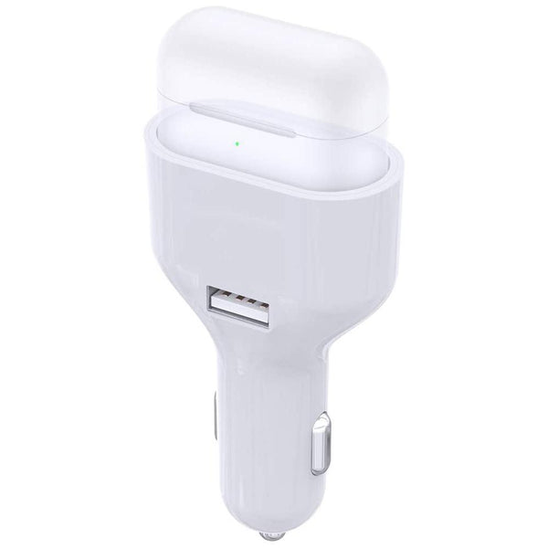 Poleet Car Charger With Charging Adapter for AirPods 1 and 2 Automotive - DailySale