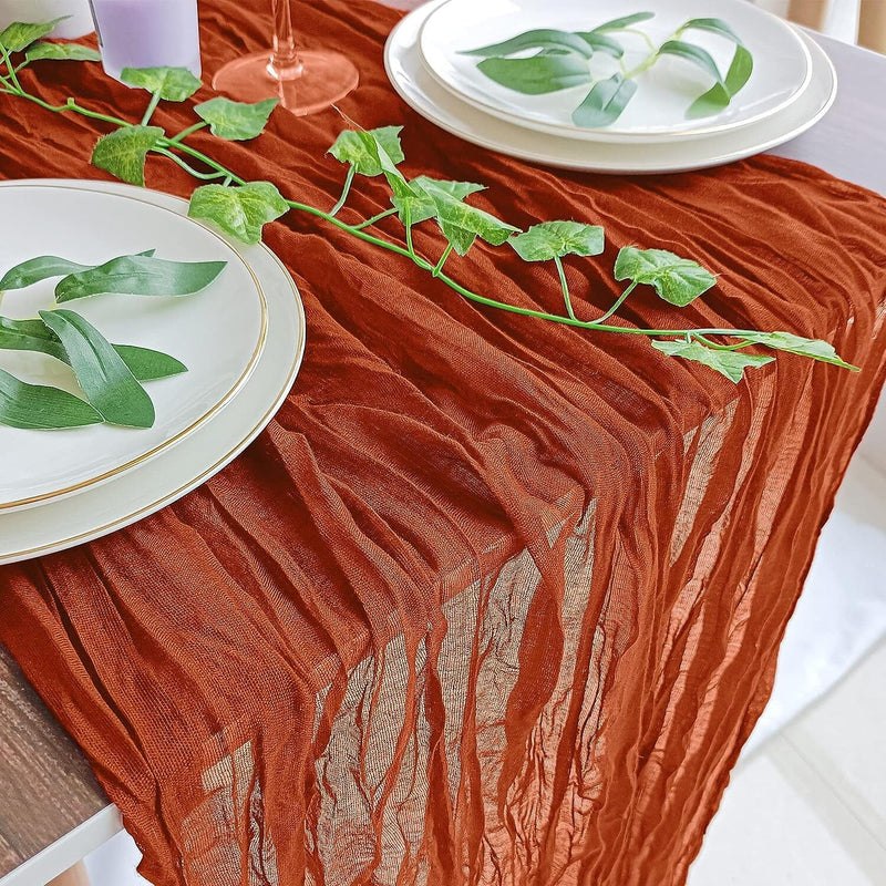 Polyester Crinkle Table Runner Holiday Decor & Apparel - DailySale