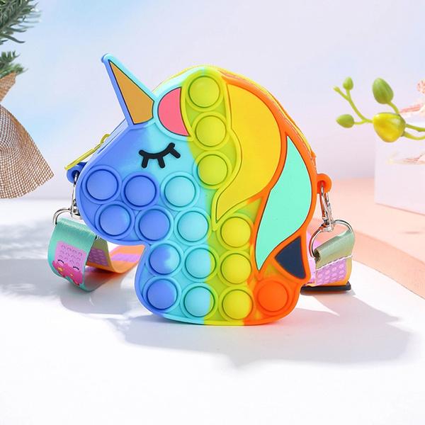 Pop Fidget Toys Shoulder Bag Bags & Travel Multicolor - DailySale