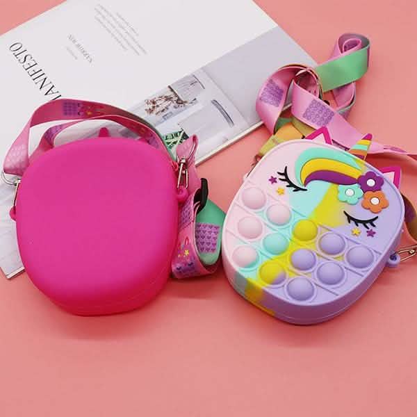 Pop Unicorn Purse Fidget Toys For Girls Bags & Travel - DailySale