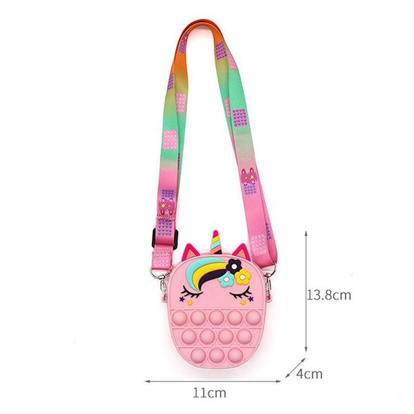 Pop Unicorn Purse Fidget Toys For Girls Bags & Travel - DailySale