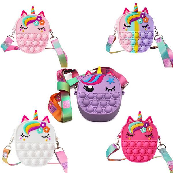 Pop Unicorn Purse Fidget Toys For Girls Bags & Travel - DailySale