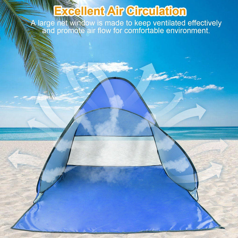 Pop Up Beach Tent Sun Shade Shelter Sports & Outdoors - DailySale