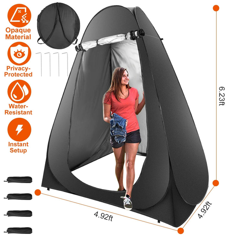 Pop Up Privacy Foldable Tent with Carry Bag Sports & Outdoors - DailySale
