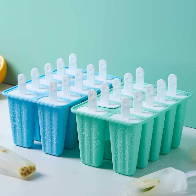 Popsicle Molds Silicone Ice Pop Molds Kitchen Tools & Gadgets Blue 4 Cavities - DailySale
