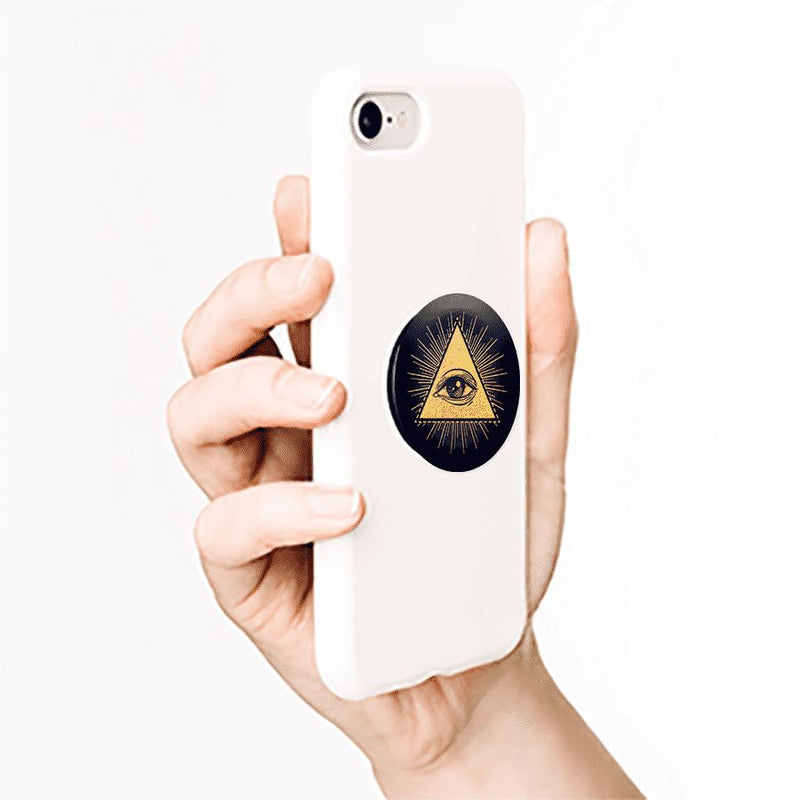 PopSockets Phone Grip PopSocket Universal Phone Holder Illuminati Eye Mobile Accessories - DailySale