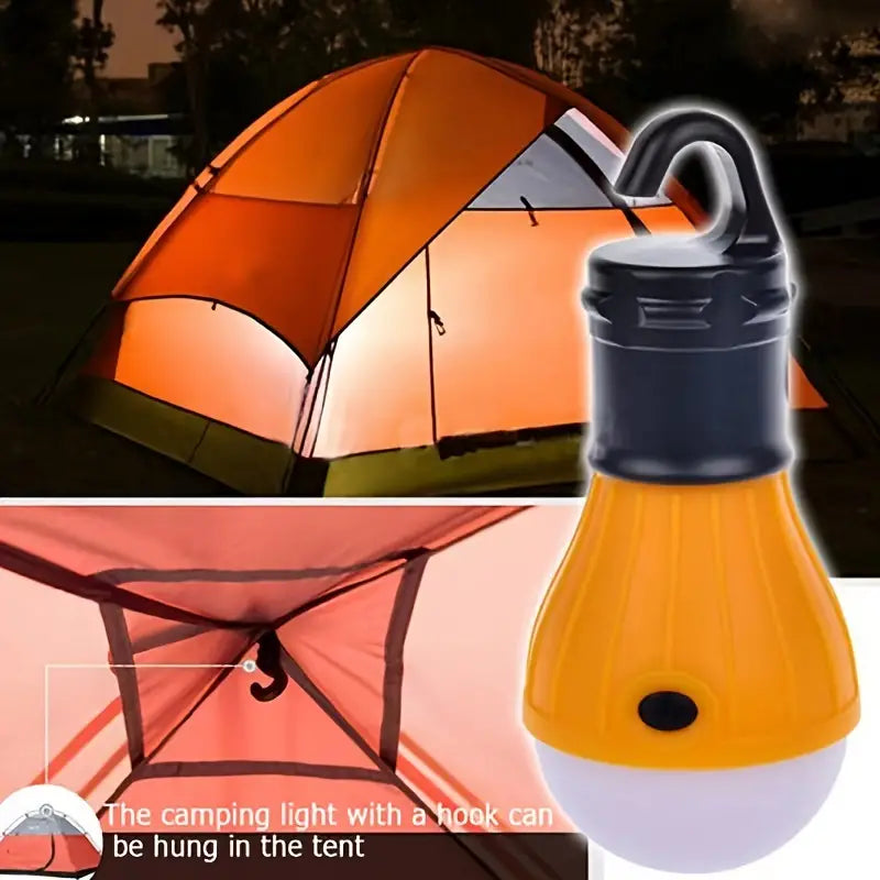 Portable 3LED Outdoor Hook Pendant Lights Outdoor Lighting - DailySale