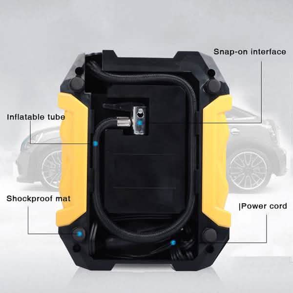 Portable Air Compressor Pump Tire Inflator Automotive - DailySale