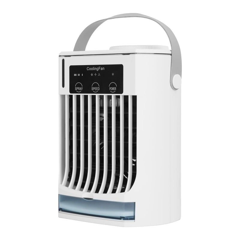 Portable Air Conditioner Fan Evaporative Humidifier 3 Speed Spray Household Appliances - DailySale