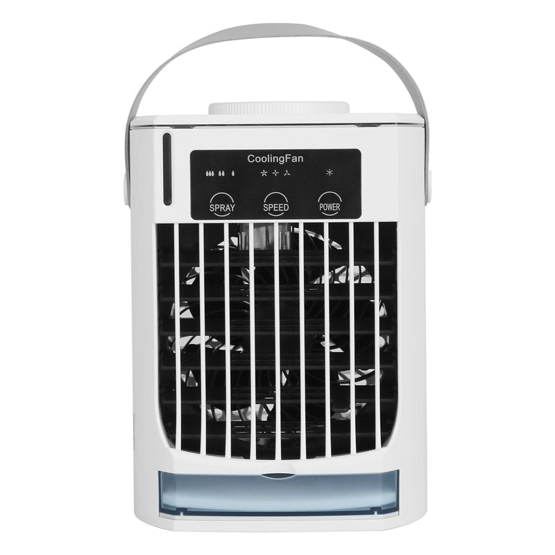 Portable Air Conditioner Fan Evaporative Humidifier 3 Speed Spray Household Appliances - DailySale