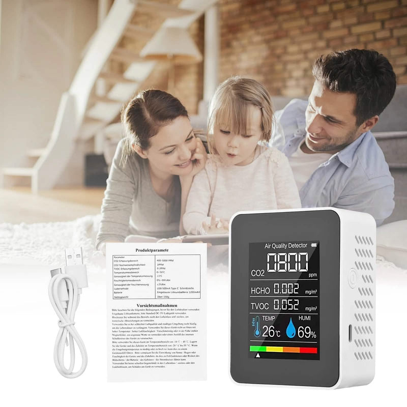 Portable Air Quality Monitor Wellness - DailySale