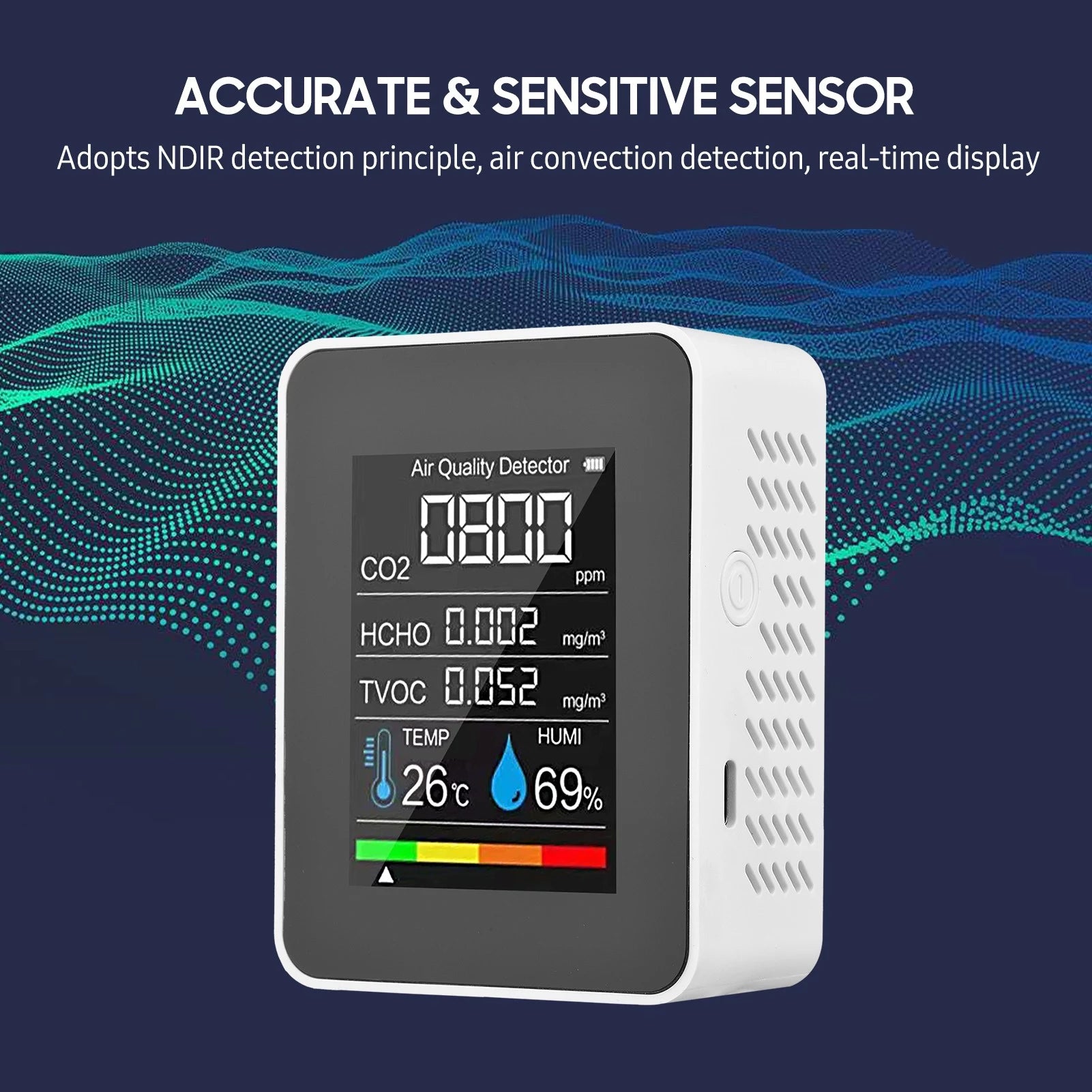 Portable Air Quality Monitor Wellness - DailySale