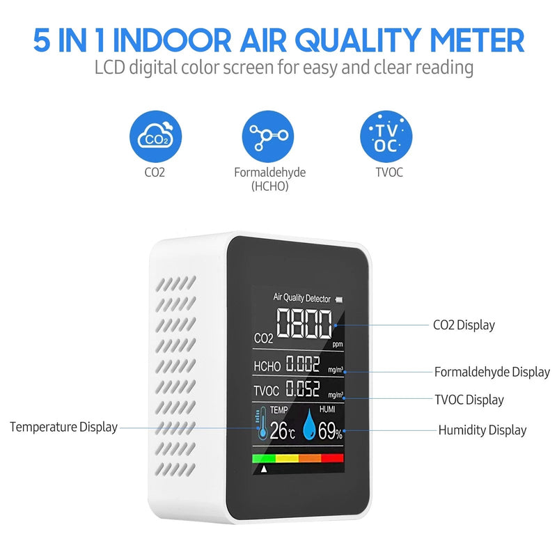 Portable Air Quality Monitor Wellness - DailySale