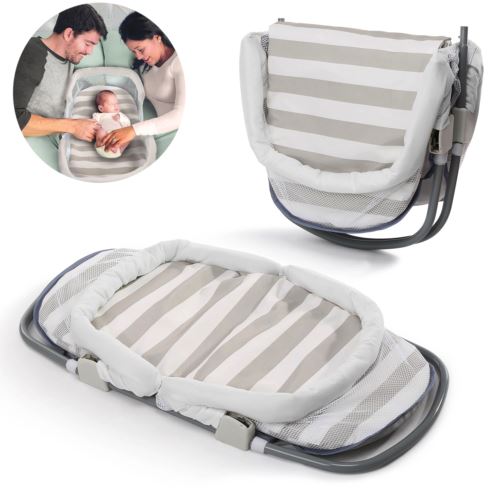 Portable Baby Bedside Lounger Infant Bassinet Sleeping Bed Baby - DailySale