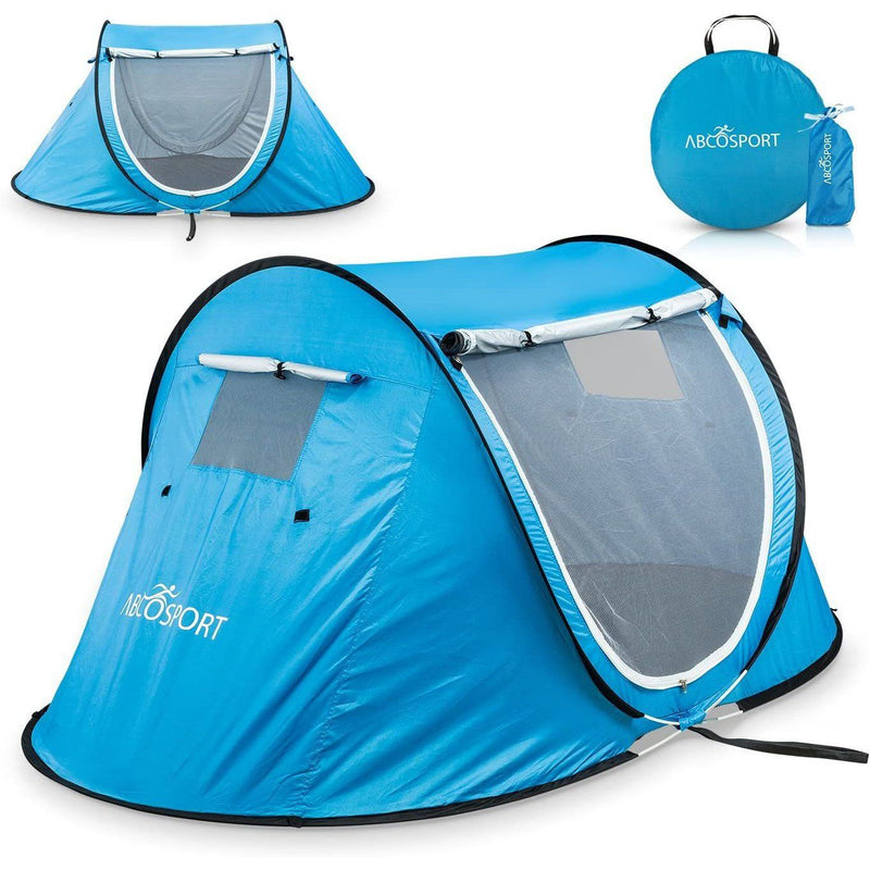 Portable Cabana Beach Tent with Carry Bag Sports & Outdoors - DailySale