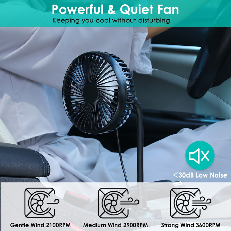 Portable Car Cooling Fan Automotive - DailySale