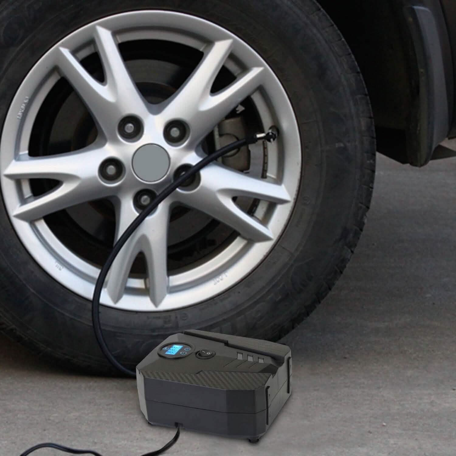 Portable Car Tire Inflator DC 12V Digital Car Air Pump Compressor Automotive - DailySale