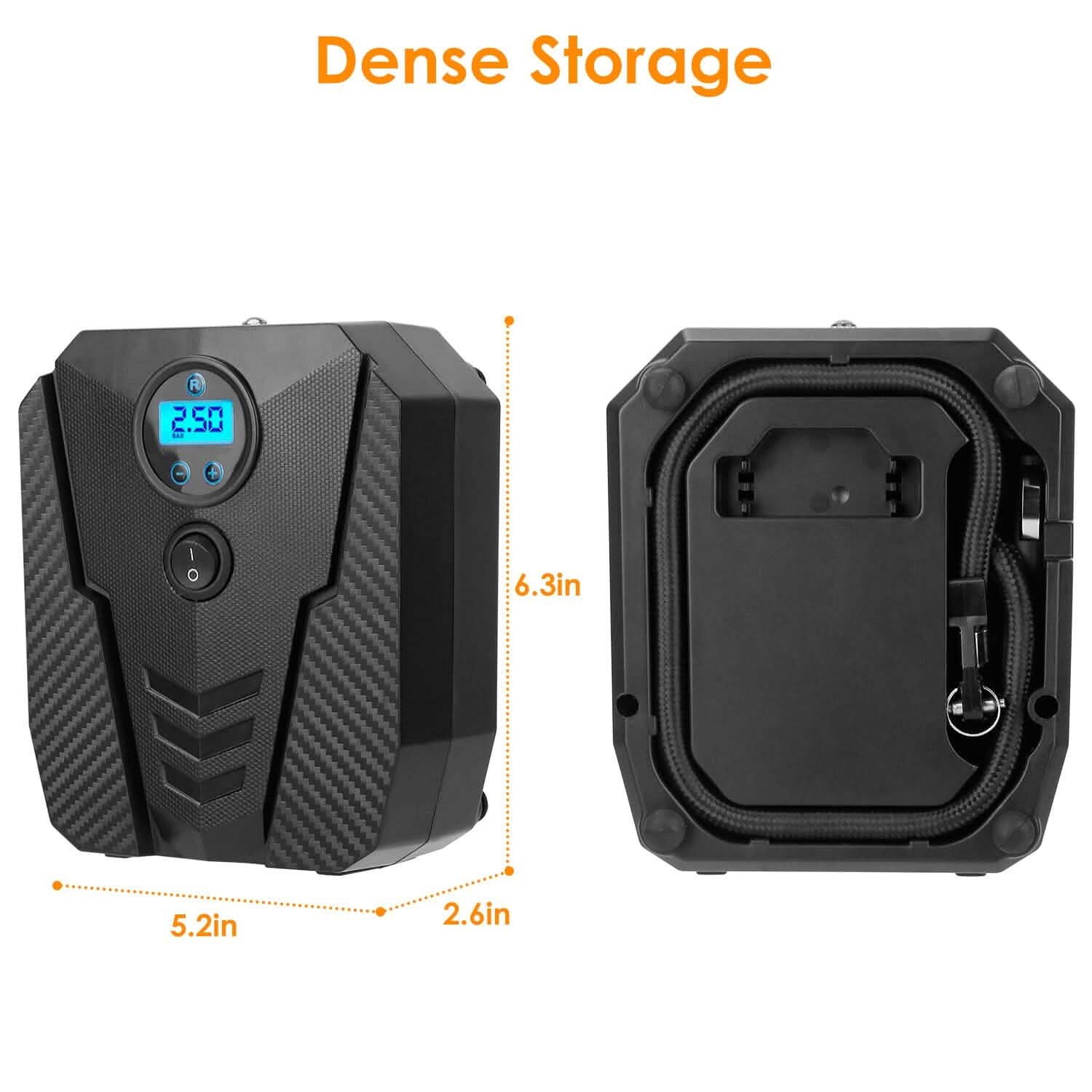 Portable Car Tire Inflator DC 12V Digital Car Air Pump Compressor Automotive - DailySale