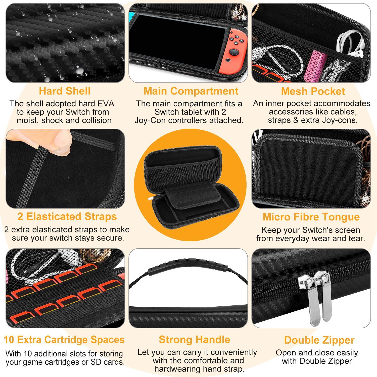 Portable Carry Case for Nintendo Video Games & Consoles - DailySale