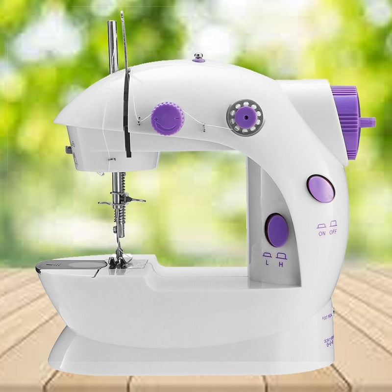 Portable Electric Sewing Machine w/ Foot Pedal LED Light Home Essentials - DailySale