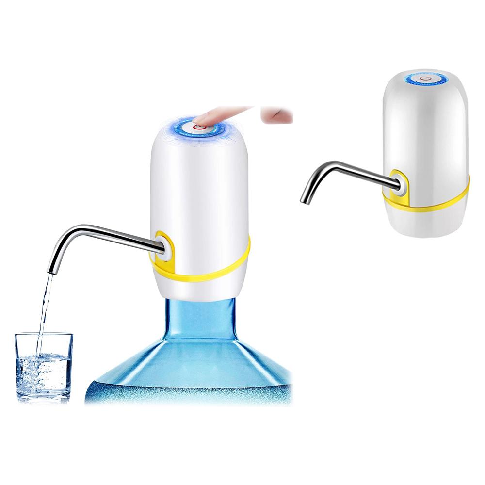 Portable Electric Water Bottle Dispenser Kitchen & Dining White - DailySale