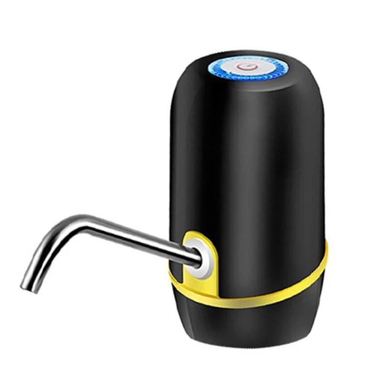 Portable Electric Water Pump Bottle Dispenser Kitchen Essentials Black - DailySale